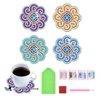 Diamond Crafts Coaster Diamond Painting Coaster (Mandala)