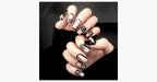 Black Rose Transparent Nails