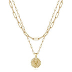Golden Initial Necklaces for Women