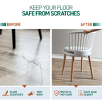Chair Leg Floor Protectors (8 Pcs)