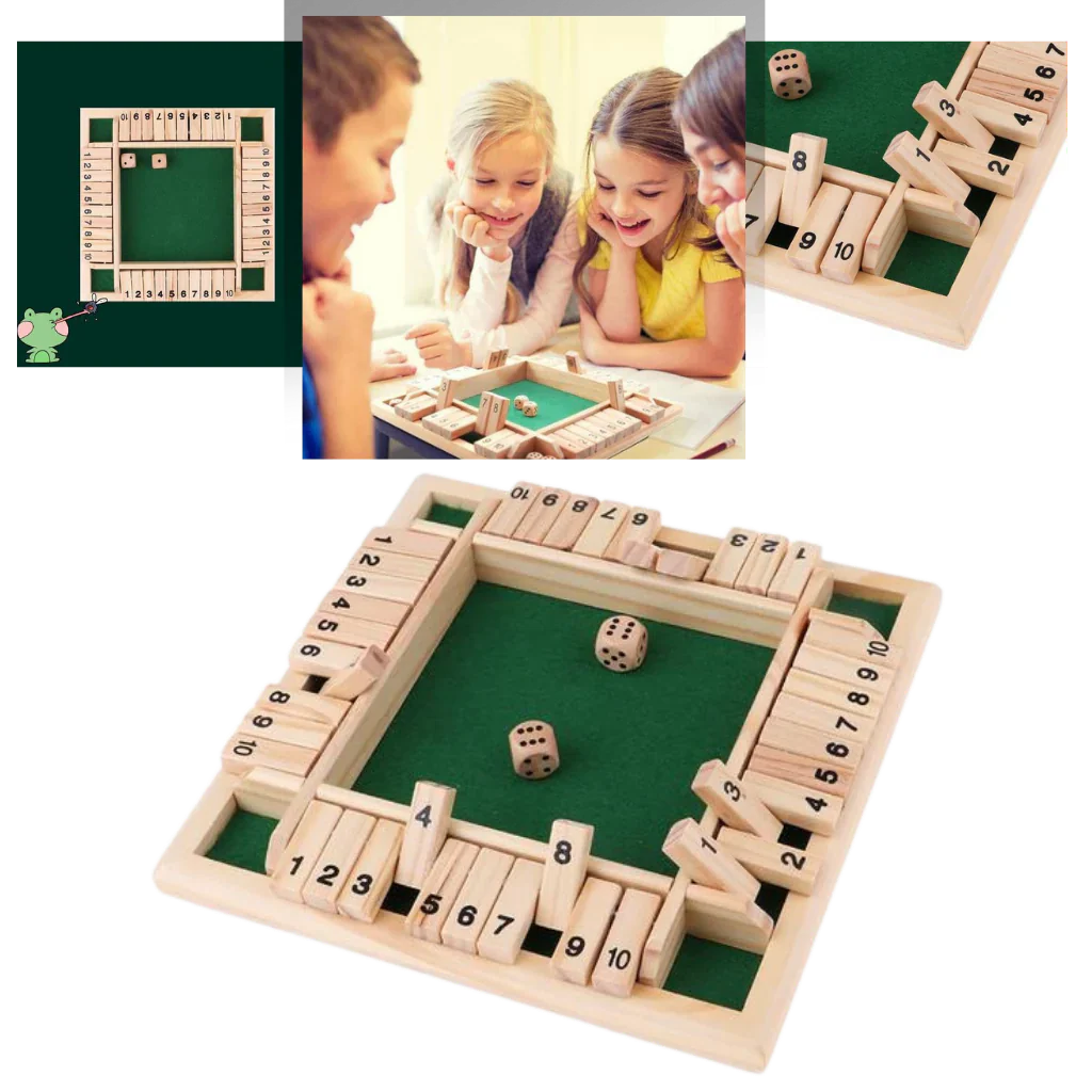 Wooden Dice Game