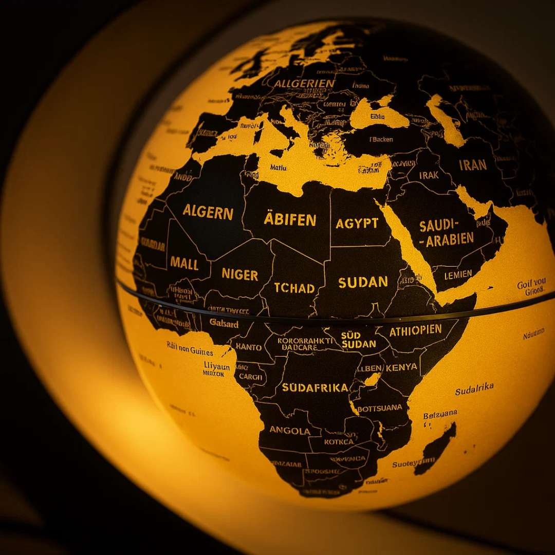 AstroGlobe LED World Globe – Floating Globe Lamp with Magnetic Suspension