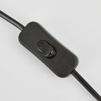 Modern minimalist retractable table lamp with long arm and clip made of ABS with 1 light for the bedroom