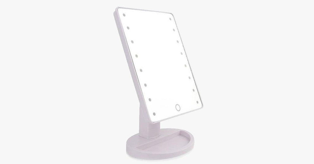 LED Sensor Makeup Mirror with 180-Degree Swivel Function - Use it your way