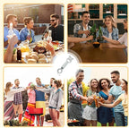 VersaPop - 4 in 1 Bottle Opener - Practical Bottle Opener - Compact Design - Ideal for All Occasions