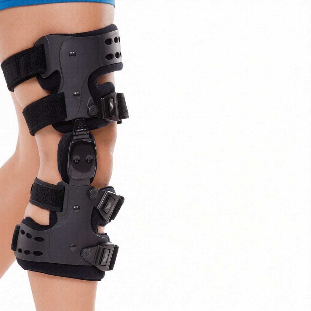 Osteoarthritis Unloader Knee Brace | Medial & Lateral Support for Bone-on-Bone Arthritis Relief, Adjustable Size for Enhanced Comfort