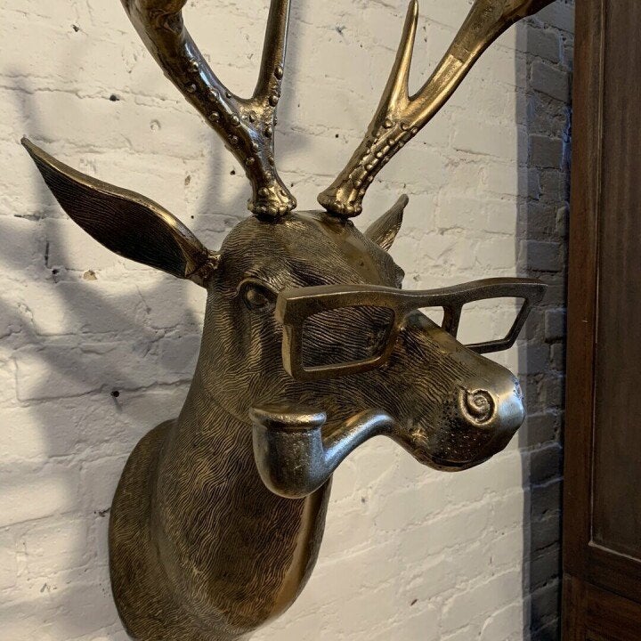ArtBeest Animal Head Wall Decor – Hand-Painted Playful Figures Made of Resin