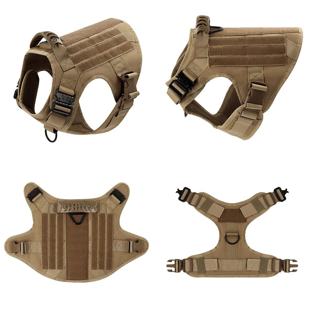 KrachtGrip Dog Harness – Adjustable Tactical Harness for Training & Walks