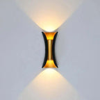Weatherproof wall light with IP65 protection