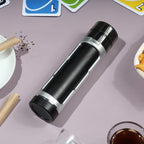 Portable manual plastic cigarette shredder with double pipe