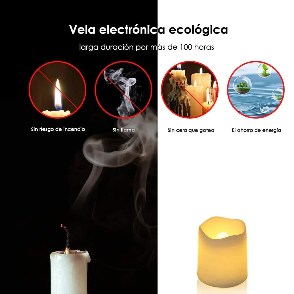 Flameless LED Candles for a Cozy Atmosphere - Lumos