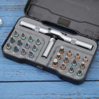 24-in-1 Ratchet Screwdriver Set for Precise Assembly Work