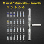 24-in-1 Ratchet Screwdriver Set for Precise Assembly Work