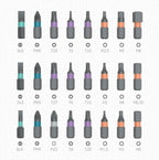 24-in-1 Ratchet Screwdriver Set for Precise Assembly Work
