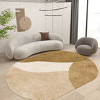Scandinavian Living Room Wallpaper Multicolored Color Block Indoor Carpet Synthetic Non-Slip Back Easy-Care Carpet