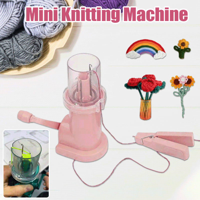Quick knitting machine for I-Cord — Fast I-Cord maker with perfect tension