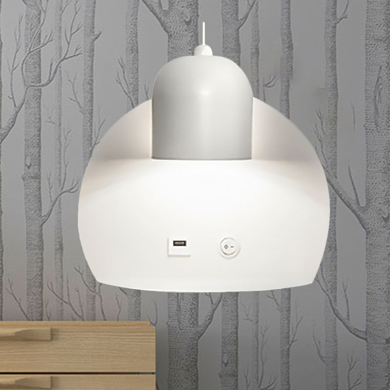 Supporter Design Metal Wall Light 1 Light Modern Simple Wall Lamp for Study
