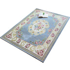 Antique Living Room Rug Multicolor Flower Printed Area Rug Polyester Non-Slip Back Easy Care Indoor Rug