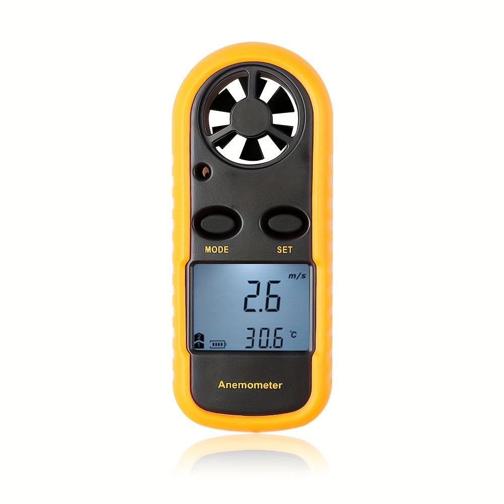 Digital Anemometer with Clear LCD Display – Portable Anemometer for Outdoor Sports