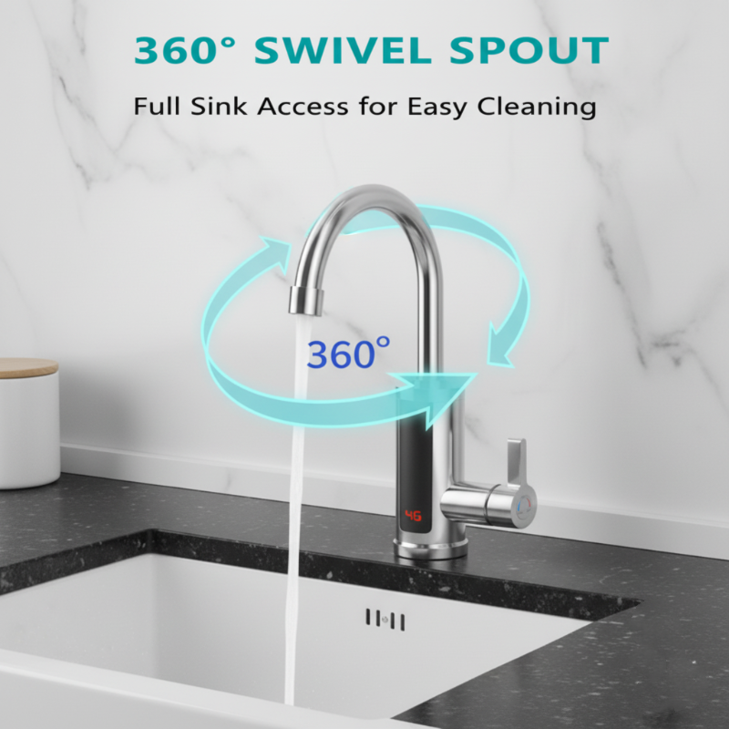 QuickFlow – Instant hot water on demand for faster kitchen tasks