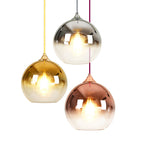 Contemporary spherical pendant light