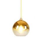 Contemporary spherical pendant light