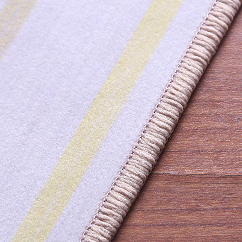 Modern geometric printed rug multicolored polyester rug non-slip machine washable rug for the bedroom