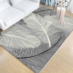 Multicolored bedroom rug novelty geo print indoor rug polypropylene non-slip pet-friendly rug