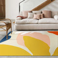 Western Color Power Carpet Multicolor Polypropylene Carpet Non-slip Stain-resistant Carpet for Living Room