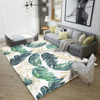 Multi Color Simple Rug Polypropylene Color Block Area Rug Non-Slip Backing Stain Resistant Indoor Mat for Room