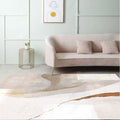 Scandinavian abstract printed rug multicolored polypropylene rug for indoors non-slip underside pet-friendly area rug for the living room