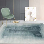 Scandinavian abstract printed rug multicolored synthetic indoor rug pet-friendly easy-care washable rug for room