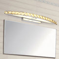 Crystal Arch Wall Light Sconces Modernist LED Vanity Light Fixture for Bathroom