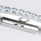 Crystal Arch Wall Light Sconces Modernist LED Vanity Light Fixture for Bathroom
