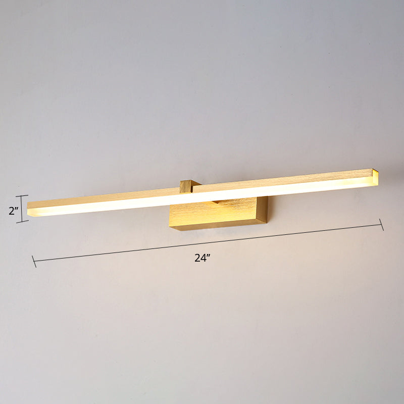 Golden Bathroom Lamp LED Modern Design