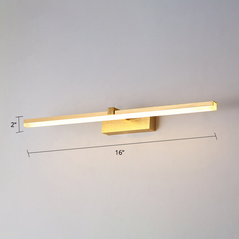 Golden Bathroom Lamp LED Modern Design