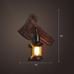 Nautical Geometric Wall Lamp Wooden Wall Mount Lighting for Living Room