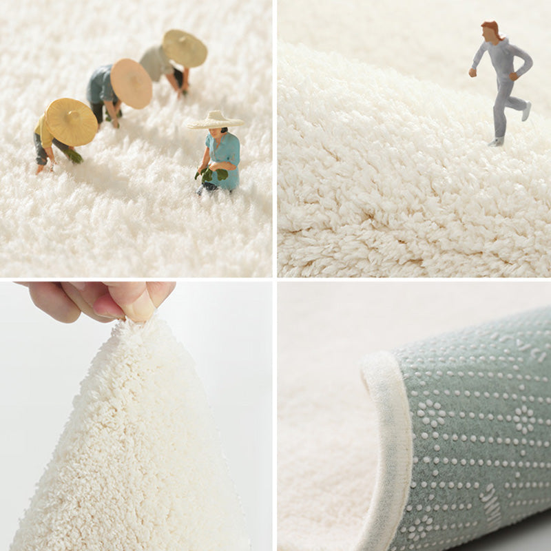 Multicolor Novelty Carpet Lambswool Cartoon-printed Carpet with Non-slip Backing Easy-care Indoor Carpet for Kids