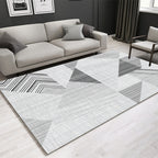 Southwestern geometric printed carpet Multicolor cotton blend area runner non-slip easy-care indoor rug for living room