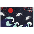 Nordic Crane Pattern Rug Multi-Color Synthetic Area Rug Pet-Friendly Easy Maintenance Stain-Resistant Carpet for Room
