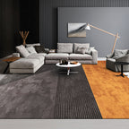Luxurious geometric printed carpet multicolor cotton blend indoor carpet easy to care for pet friendly area rug for living room