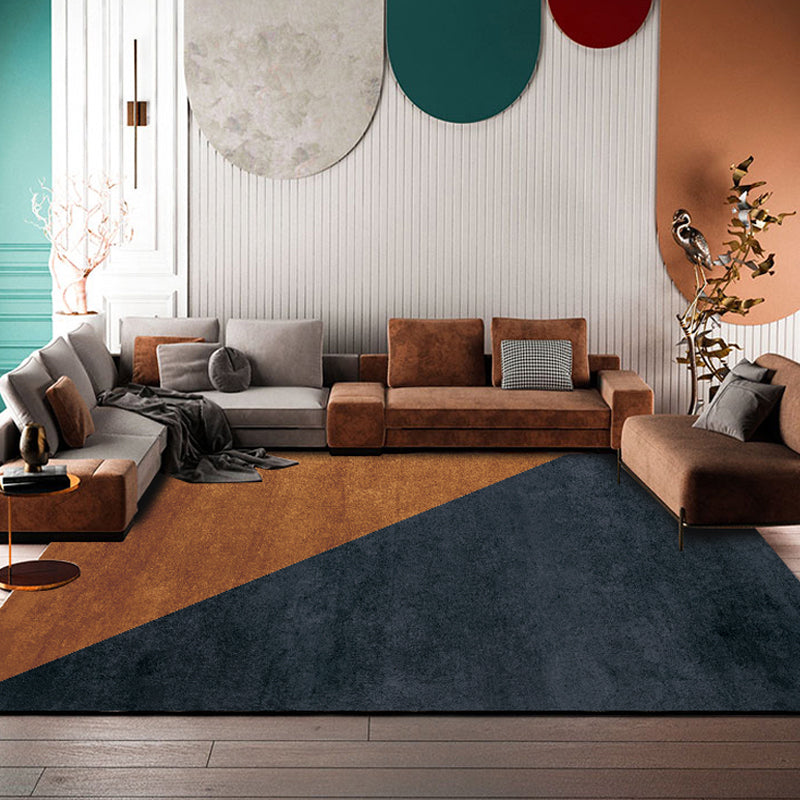 Luxurious geometric printed carpet multicolor cotton blend indoor carpet easy to care for pet friendly area rug for living room