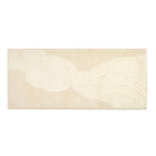 Simplicity Striped Printed Rug Multi-Color Superfiber Area Rug Non-Slip Stain-Resistant Easy Care Indoor Rug for Home