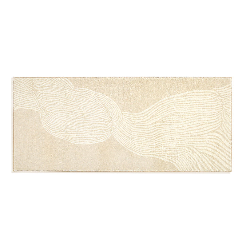 Simplicity Striped Printed Rug Multi-Color Superfiber Area Rug Non-Slip Stain-Resistant Easy Care Indoor Rug for Home