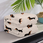 Dachshund Cozy - Soft Flannel Blanket for Pets