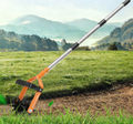 Manual Rotary Lawn Edger, 69 Inch Adjustable Stainless Steel Handle Grass and Weed Trimmer