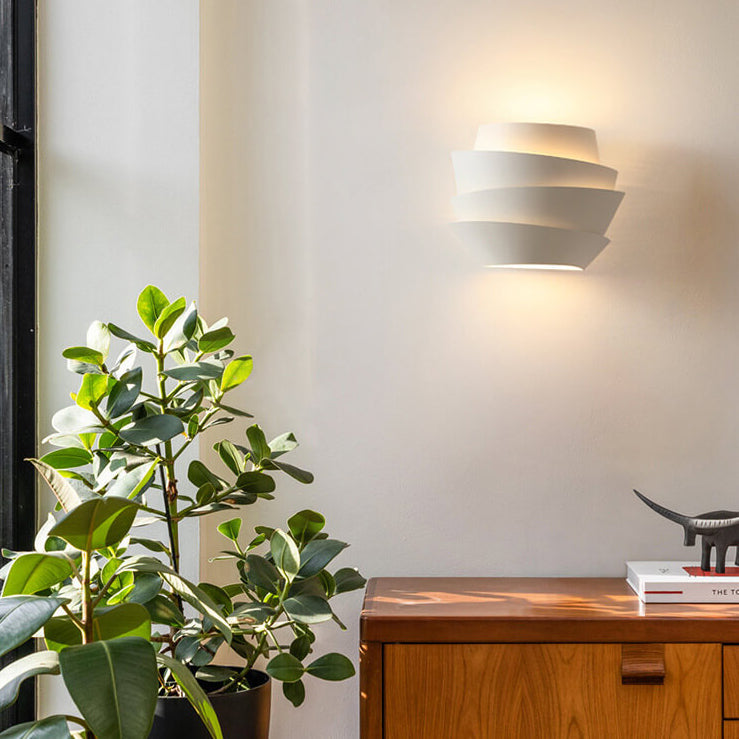 Modern iron wall lamp with double light