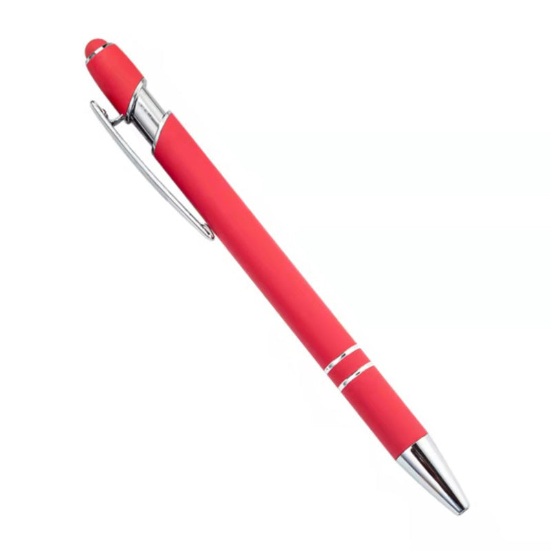 Metal Print Aluminum Ballpoint Pen, 8 Pieces