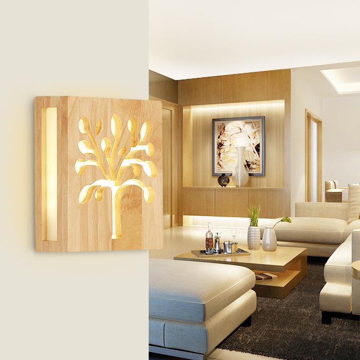 Wall lamp - WoodGlow - Elegant LED - Essence of life indoors outdoors
