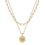 Golden Initial Necklaces for Women